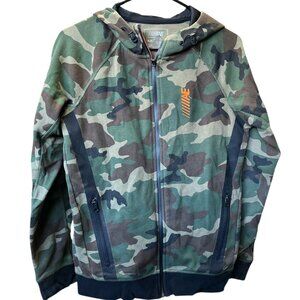 AMERICAN EAGLE OUTFITTERS FLEX CAMO HOODIE JACKET MEN SIZE XS